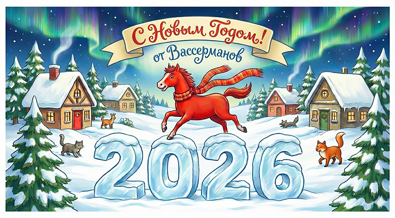 Merry Christmas & Happy New Year 2026 from the Vasserman family